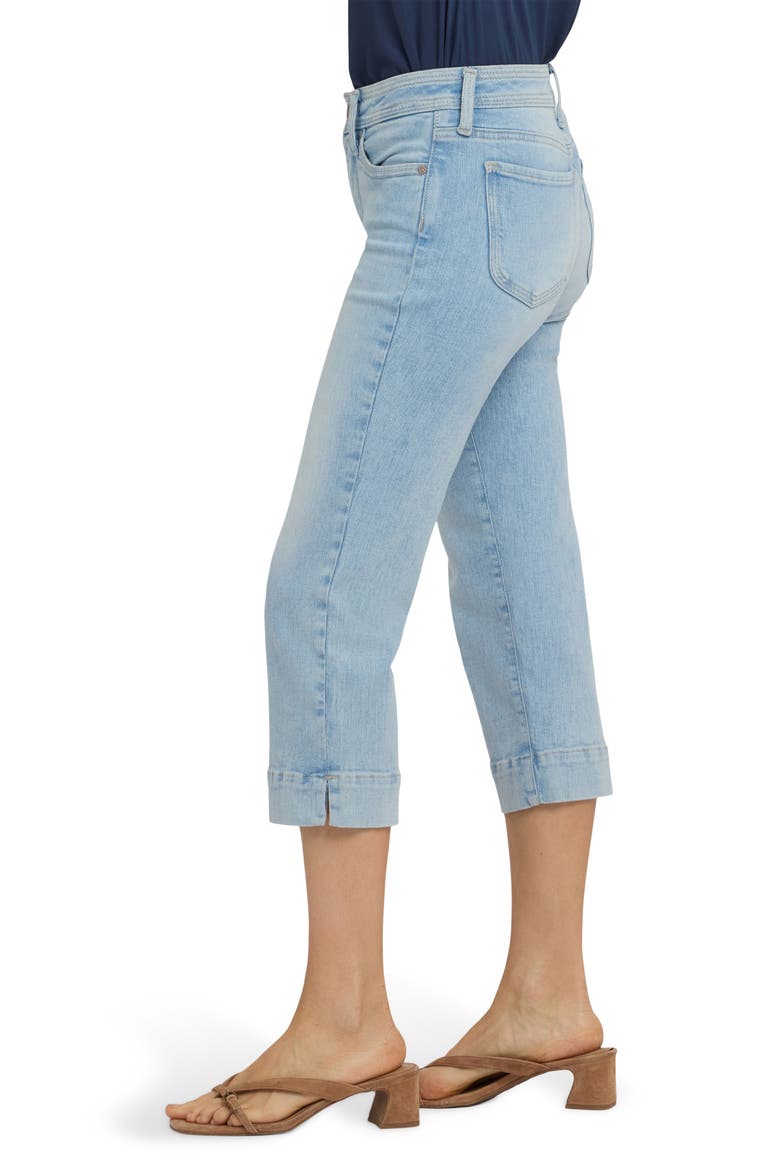 Marilyn Triple Stitch Crop Straight Leg Jeans, Alternate, color, KEYS VIEW
