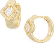 Kendra Scott Mallory Crystal Huggie Hoop Earrings