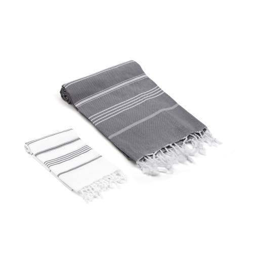 Olive And Linen Olive & Linen Bodrum / Datca Turkish Towel Set