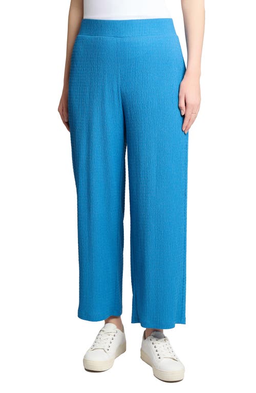 Jones New York Petite Textured Pull-on Wide-leg Pants