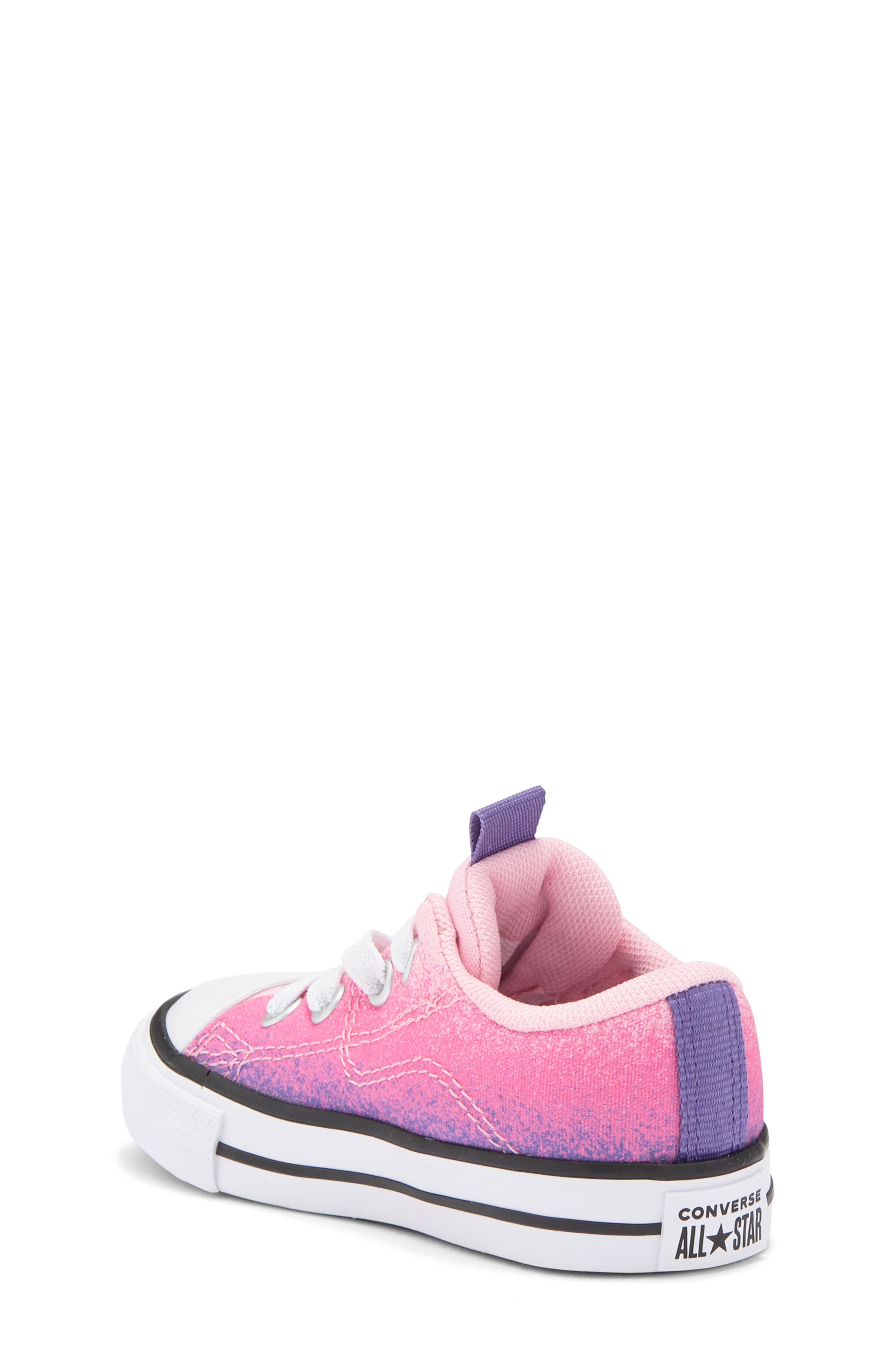 Converse Kids' Chuck Taylor<sup>®</sup> All Star<sup>®</sup> Low Top Sneaker, Alternate, color, Pink/ Moonrise Purple/ White