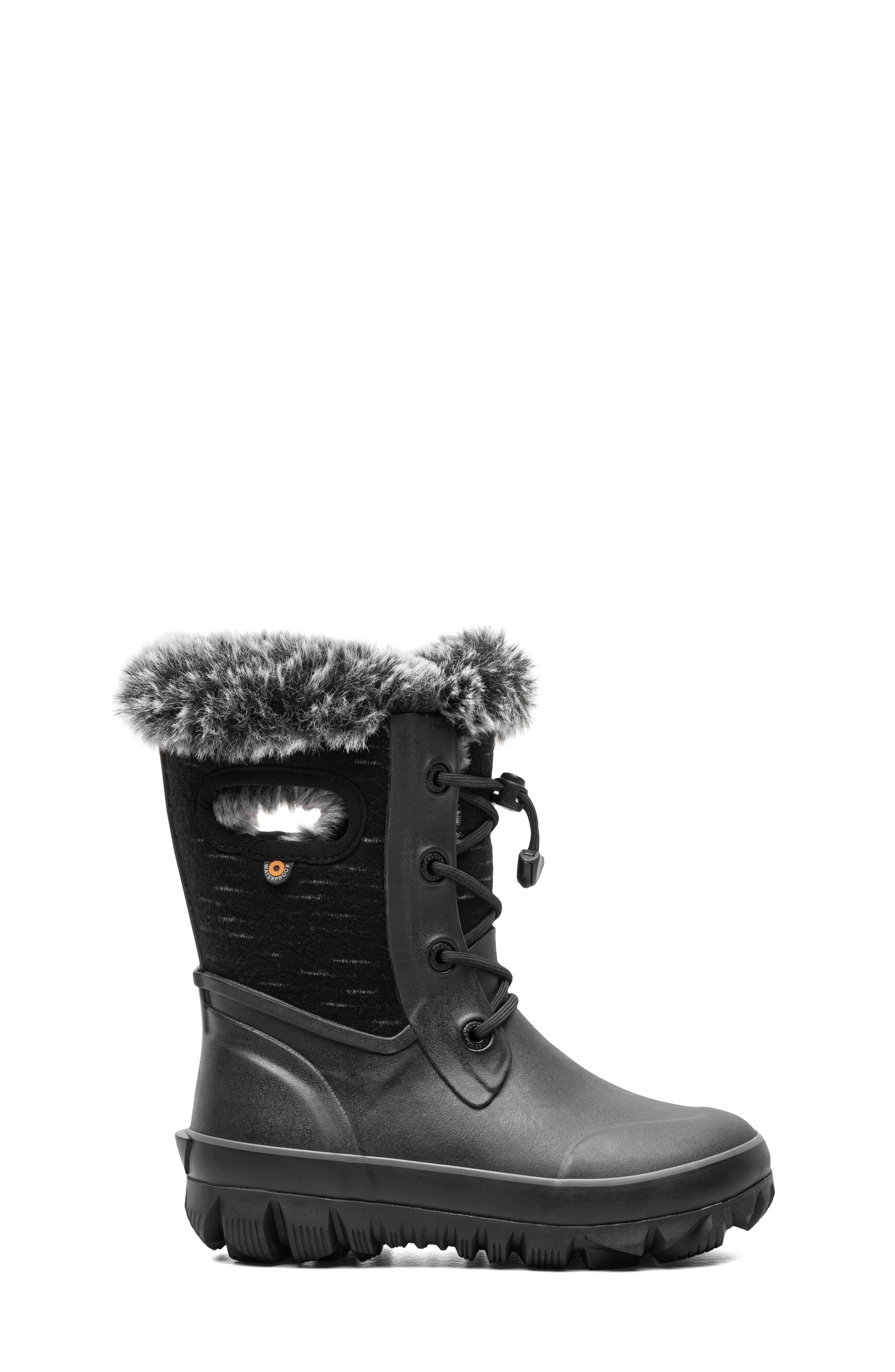 Bogs Aracata II Dash Waterproof Boot, Alternate, color, Black
