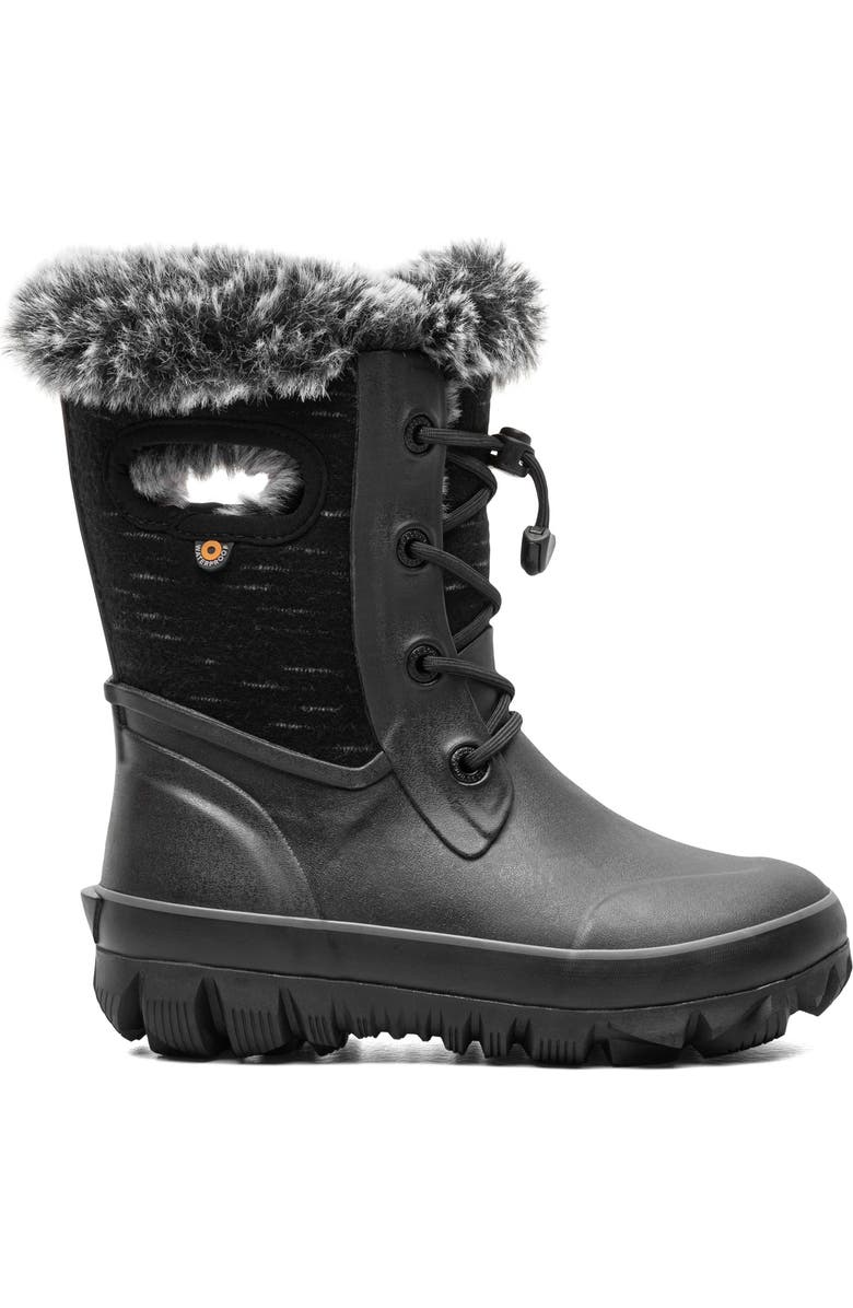 Bogs Aracata II Dash Waterproof Boot, Alternate, color, Black