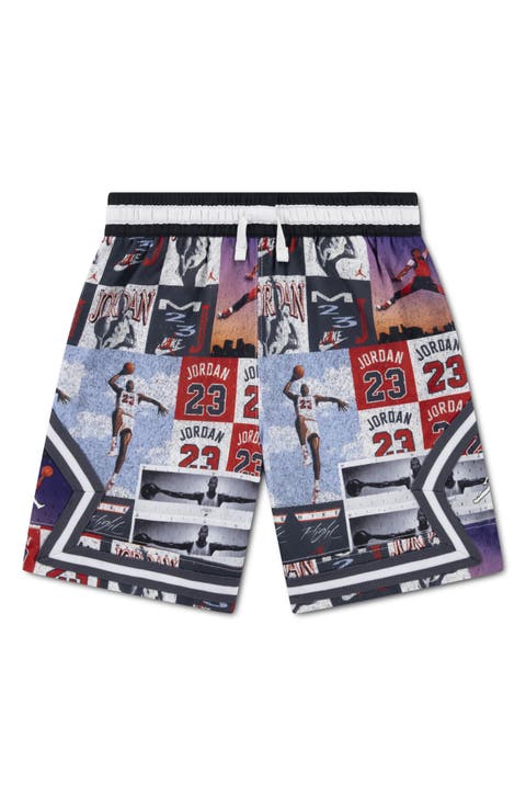 Kids' Print Dri-FIT Mesh Basketball Shorts (Big Kid)