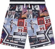 Jordan Kids' Print Dri-FIT Mesh Basketball Shorts