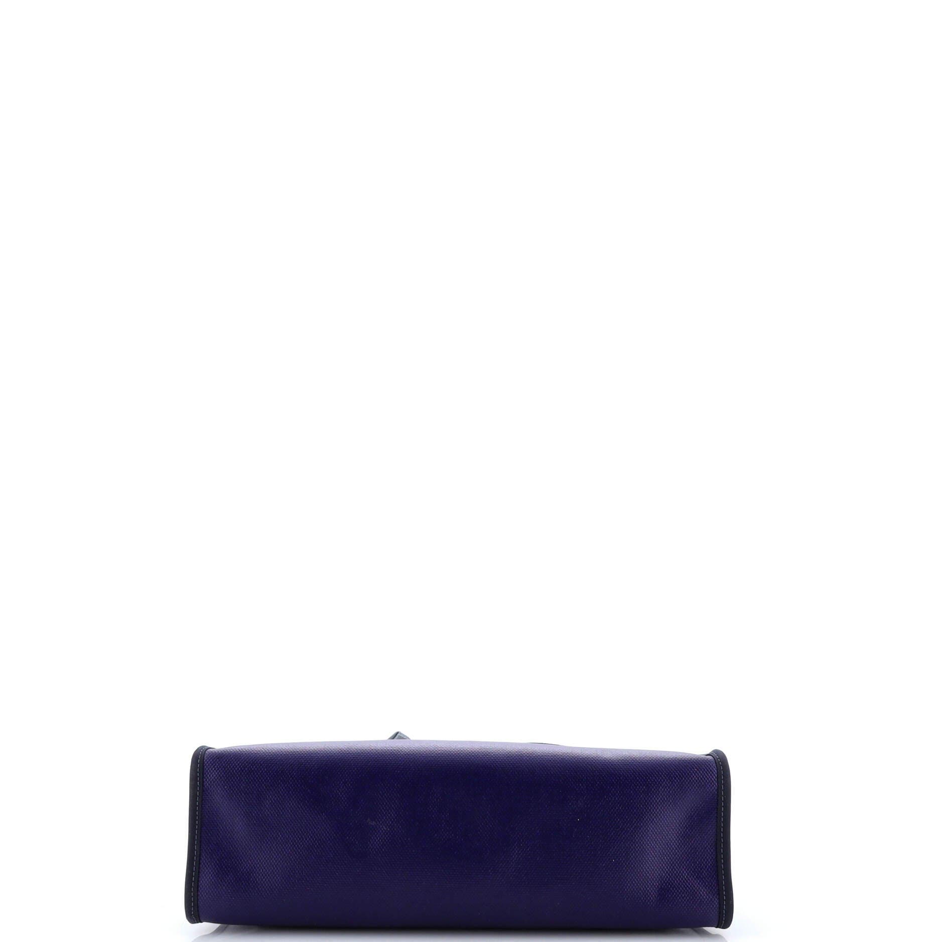 Pre-Owned Hermes Herbag Zip Berline Vache Canvas and Leather 31, Alternate, color, Bleu Saphir