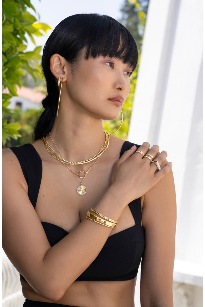 14K Gold Charm Necklace (Nordstrom Exclusive), Alternate, color, 14K YELLOW GOLD