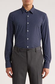 BOSS Roan Kent Long Sleeve Button-Up Shirt