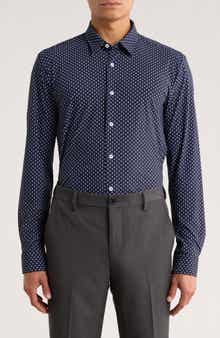 BOSS Roan Kent Long Sleeve Button-Up Shirt
