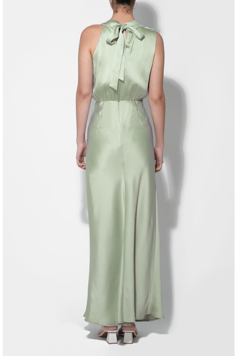 Kate Twist Cowl Neck Maxi Dress, Alternate, color, SAGE