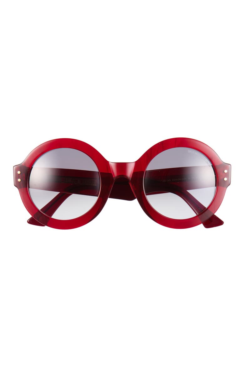 1377 Square Oversize Sunglasses, Main, color, RED MINI