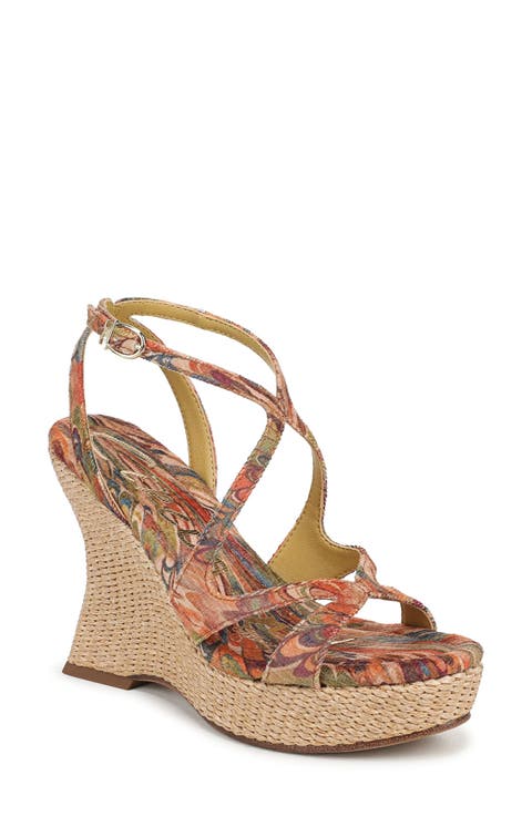 Trina Platform Wedge Sandal (Women)