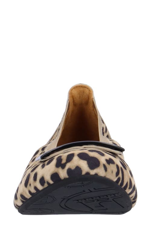 L'amour Des Pieds Floella Ballet Pump In Animal Print