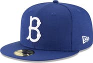 New Era Men's New Era Royal Brooklyn Dodgers Cooperstown Collection Wool 59FIFTY Fitted Hat