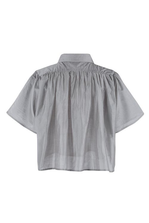 The Shirt By Rochelle Behrens The Hayden Shirt In Gray