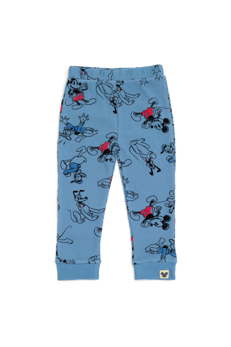 Mickey Mouse Loungewear 2-Piece Sweatshirt and Pants Set, Alternate, color, Mickey Cream Blue