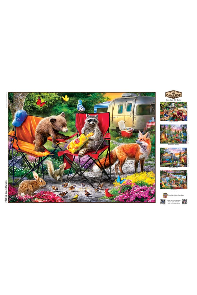 Snack Bandits 300 Piece Jigsaw Puzzle, Alternate, color, Multicolor