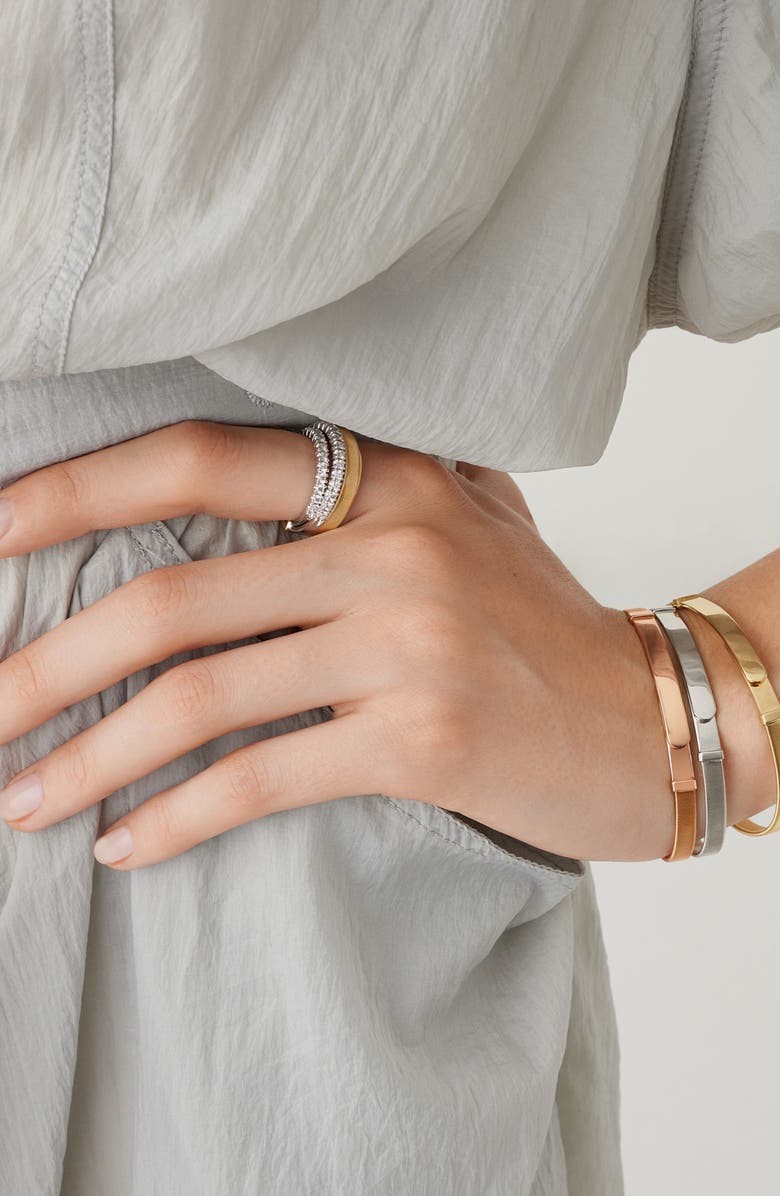 Marco Bicego Masai Thin 18K Gold Coil Bangle, Alternate, color, 18K Rose Gold