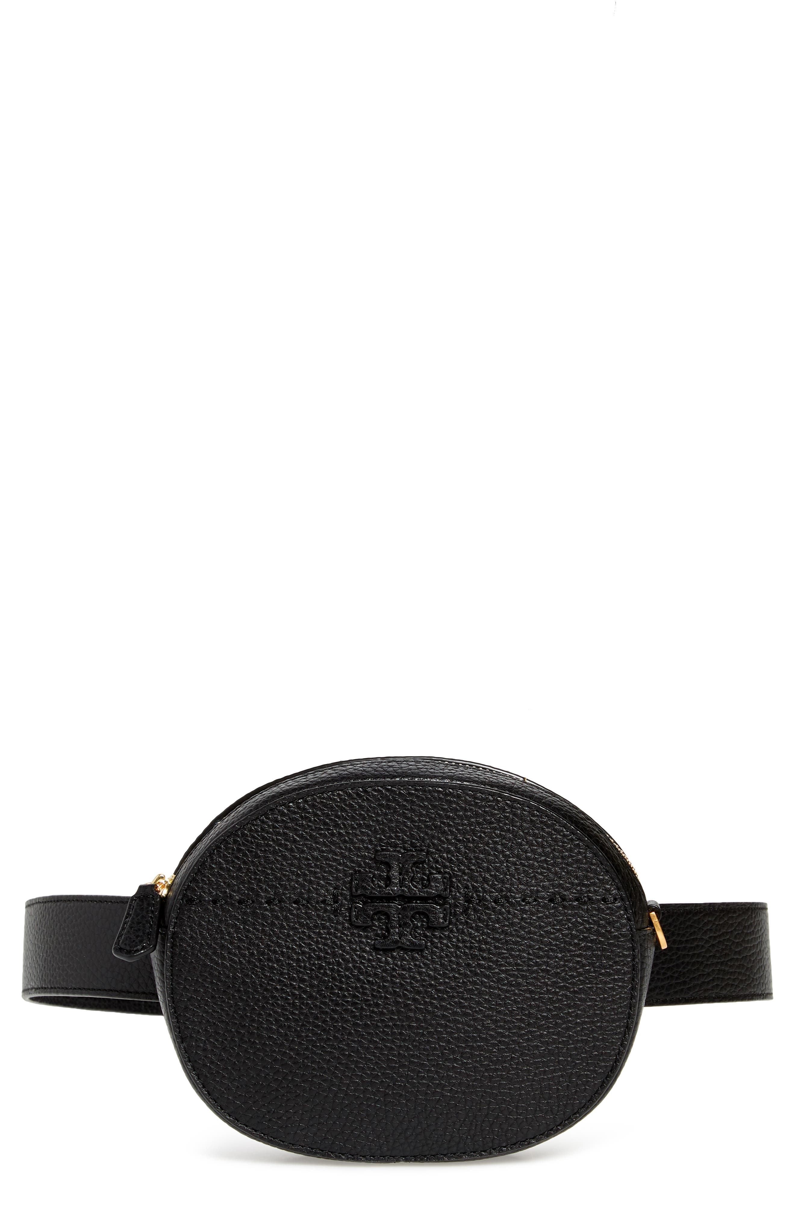 Tory Burch McGraw Leather Belt/Crossbody Bag, Main, color, 