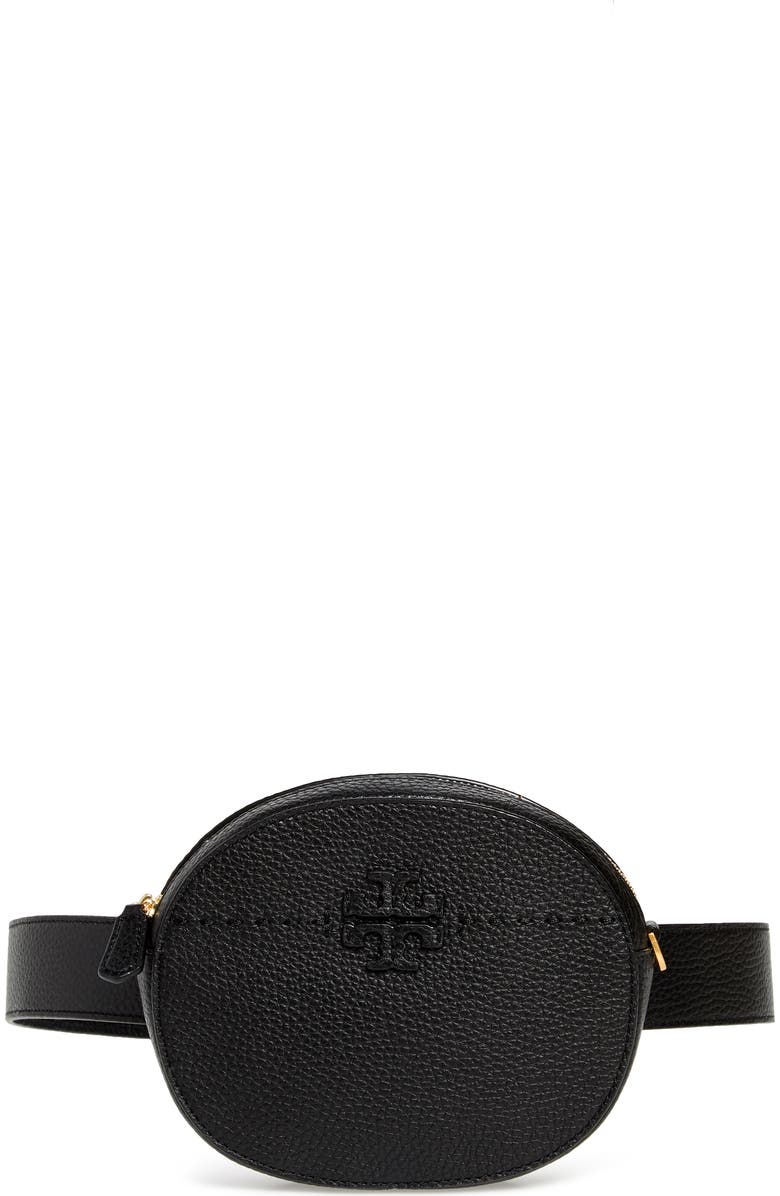 Tory Burch McGraw Leather Belt/Crossbody Bag, Main, color,