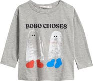 Bobo Choses Booty Ghosts Organic Cotton T-Shirt
