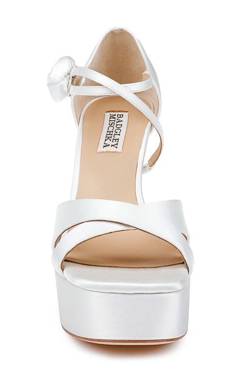 BADGLEY MISCHKA BADGLEY MISCHKA COLLECTION JAYLEEN ANKLE STRAP PLATFORM SANDAL 