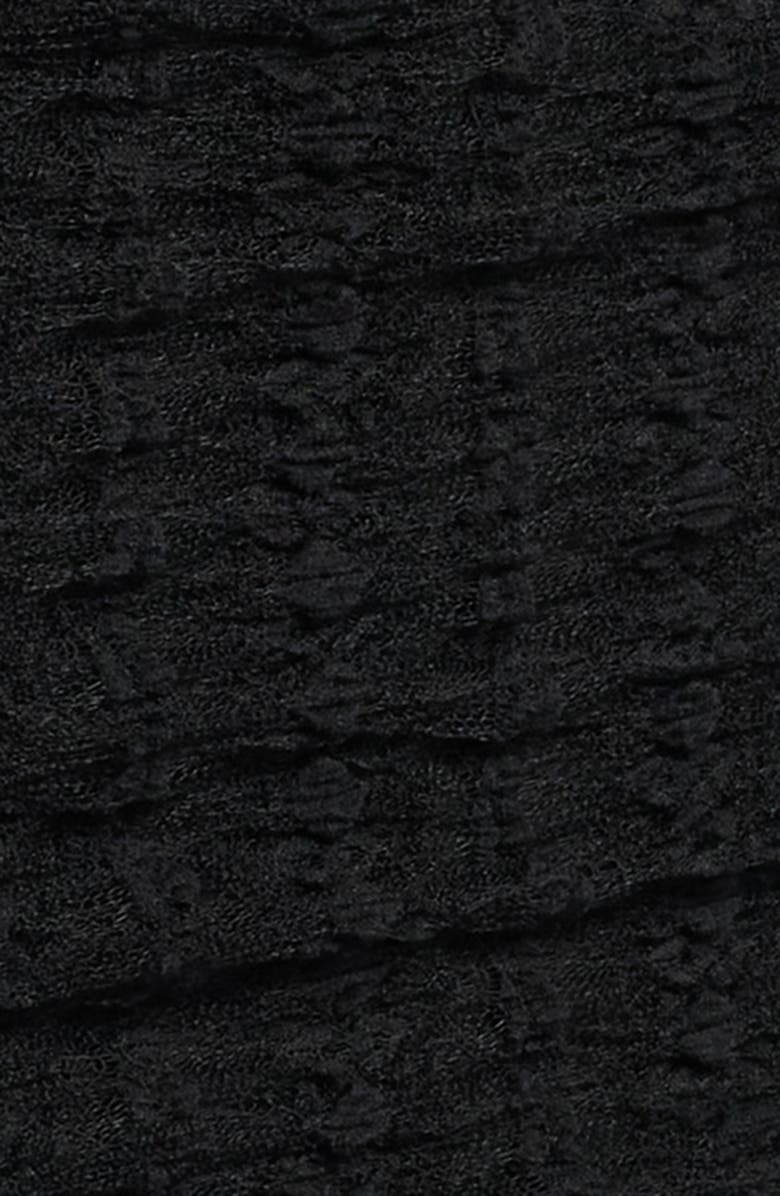 LoveShackFancy Evangelina Long Sleeve Lace Minidress, Alternate, color, 