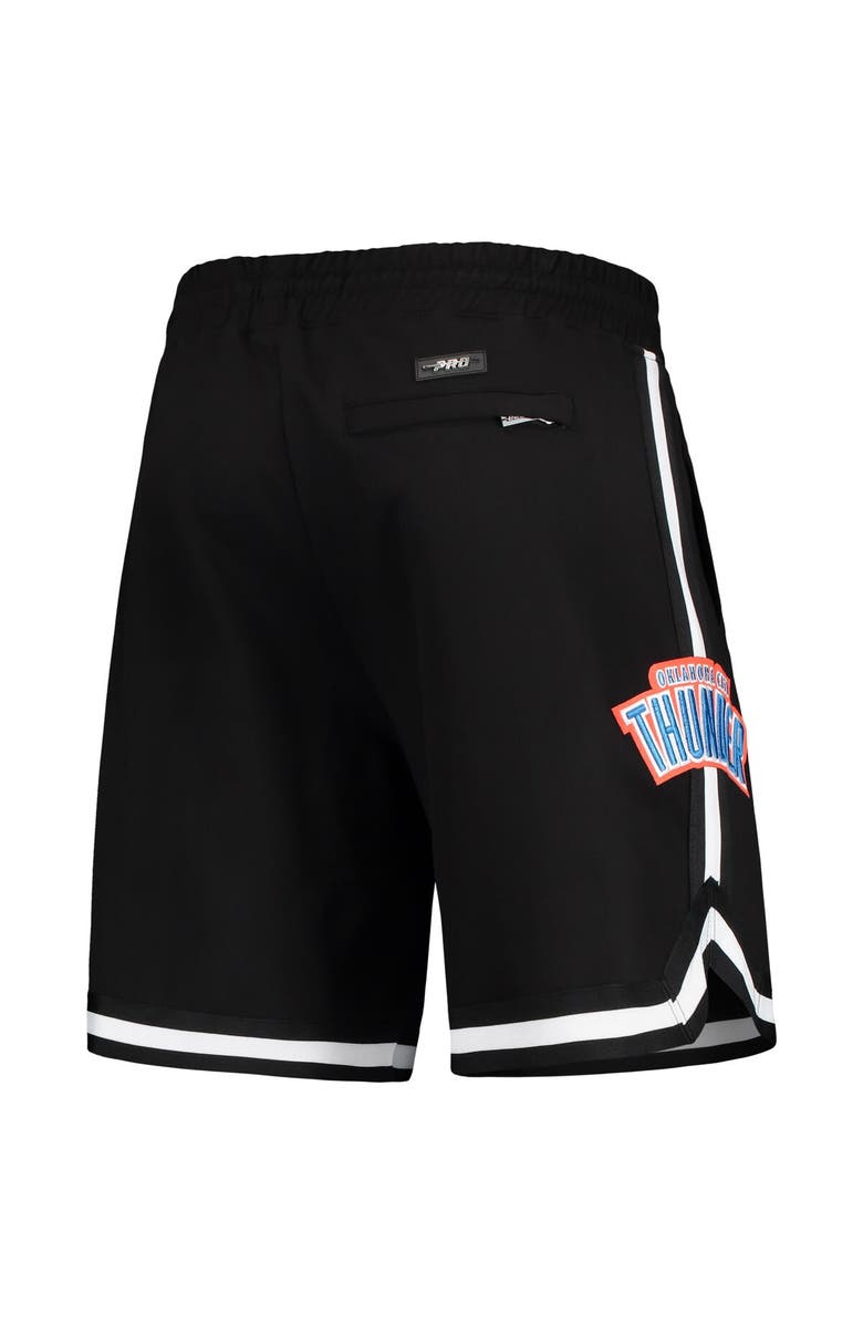PRO STANDARD Men's Pro Standard Black Oklahoma City Thunder Chenille Shorts, Alternate, color, 