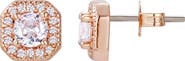 Adornia Cubic Zirconia Halo Stud Earrings