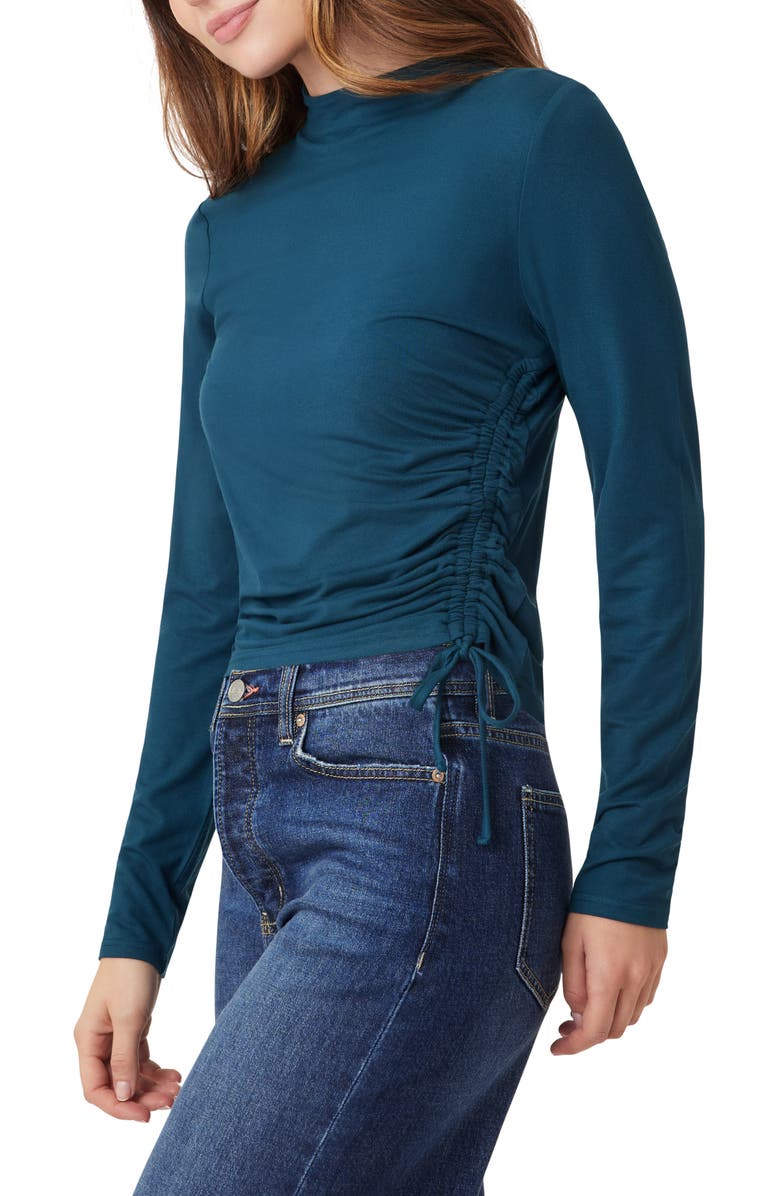 Scotch & Soda Funnel Neck Top, Alternate, color, Reflecting Pond