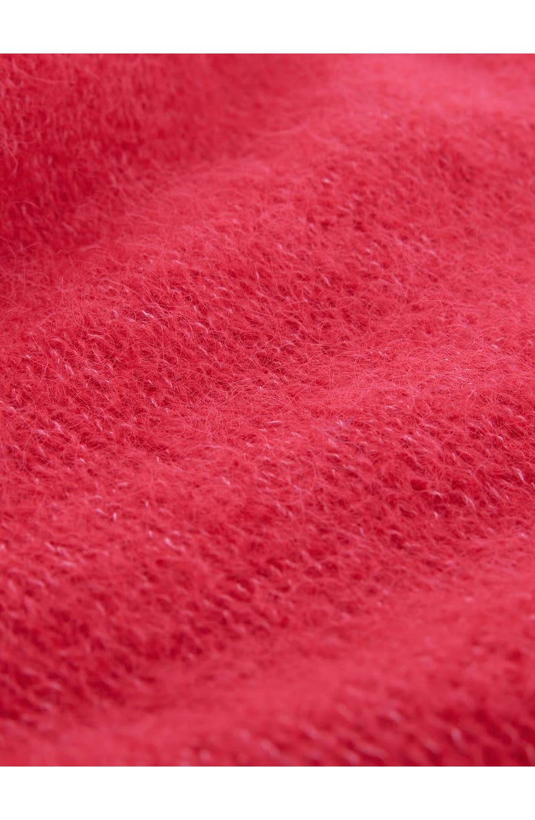 Celtic & Co. Alpaca Cotton Slouch Sweater, Alternate, color, Raspberry