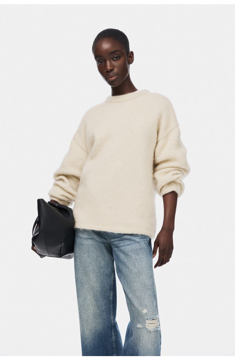 H&M Oversized Mohair-blend Jumper, Alternate, color, Light Beige