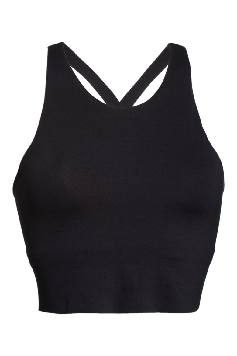 Yoga Dri-FIT Luxe Crop Tank, Alternate, color, BLACK/ MULTI COLOR