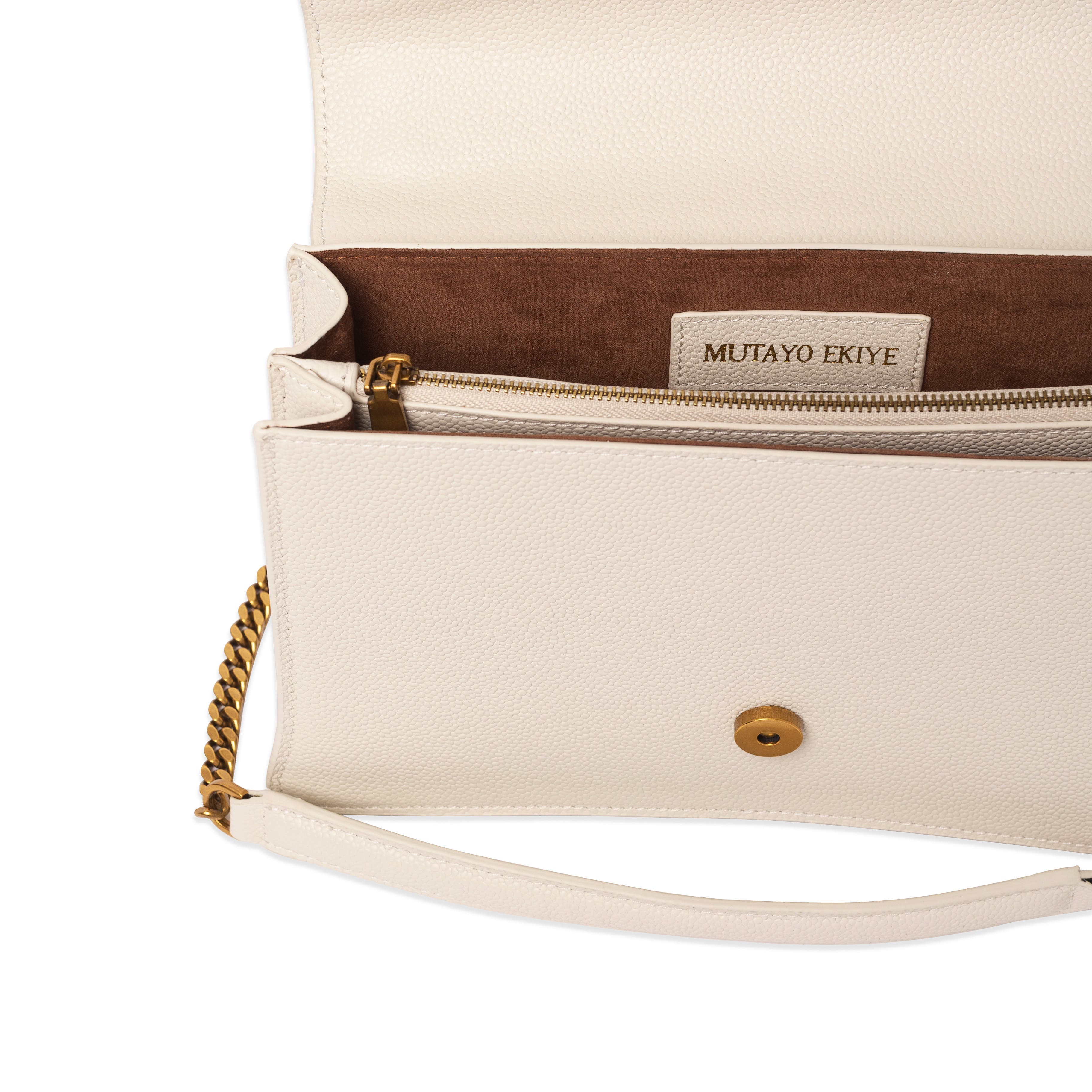 Mutayo Ekiye The Oma Handbag, Alternate, color, Beige