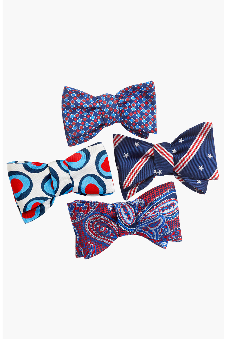 USS Congress Bow Tie, Alternate, color, Red White And Blue