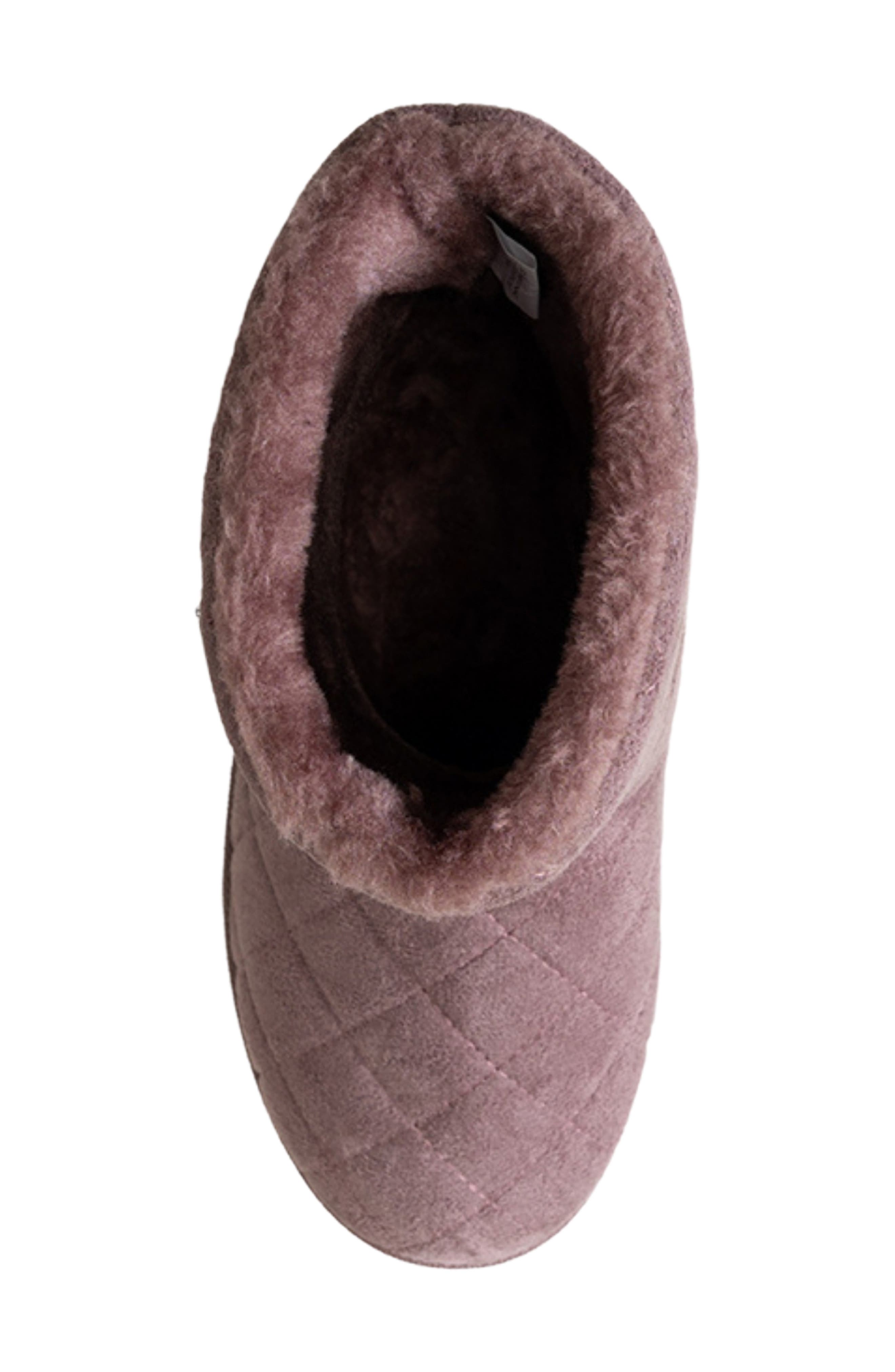 Kids' Quilted Bootie, Alternate, color, DARK MAUVE