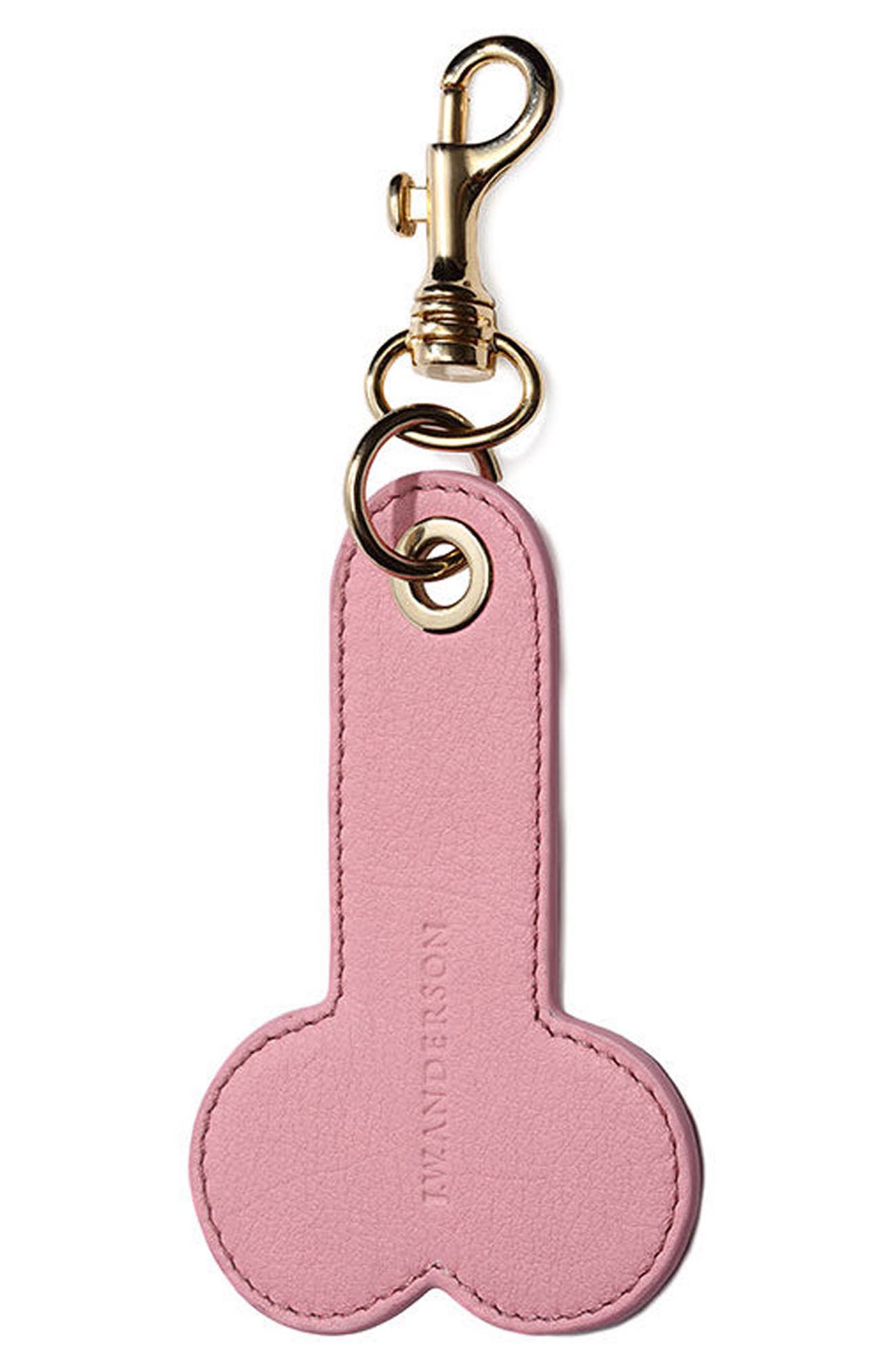 J.W.ANDERSON Bag Charm, Main, color, BUBBLEGUM PINK