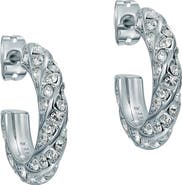 Ted Baker Toni Crystal Twist Hoop Earrings