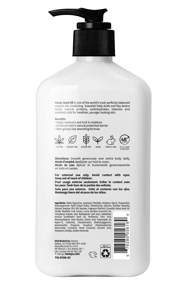 HEMPZ Whipped Vanilla Coconut Cream Herbal Body Moisturizer, Alternate, color, Whipped Vanilla & Coconut Crea