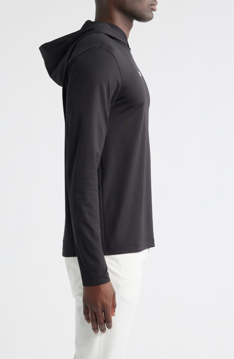 BOSS Scott Logo Hoodie, Alternate, color, Black