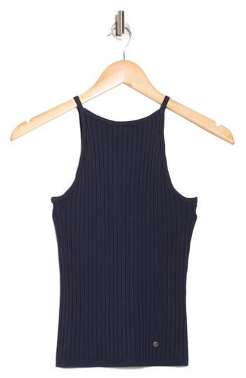 Ted Baker London Box Rib Knit Camisole In Navy