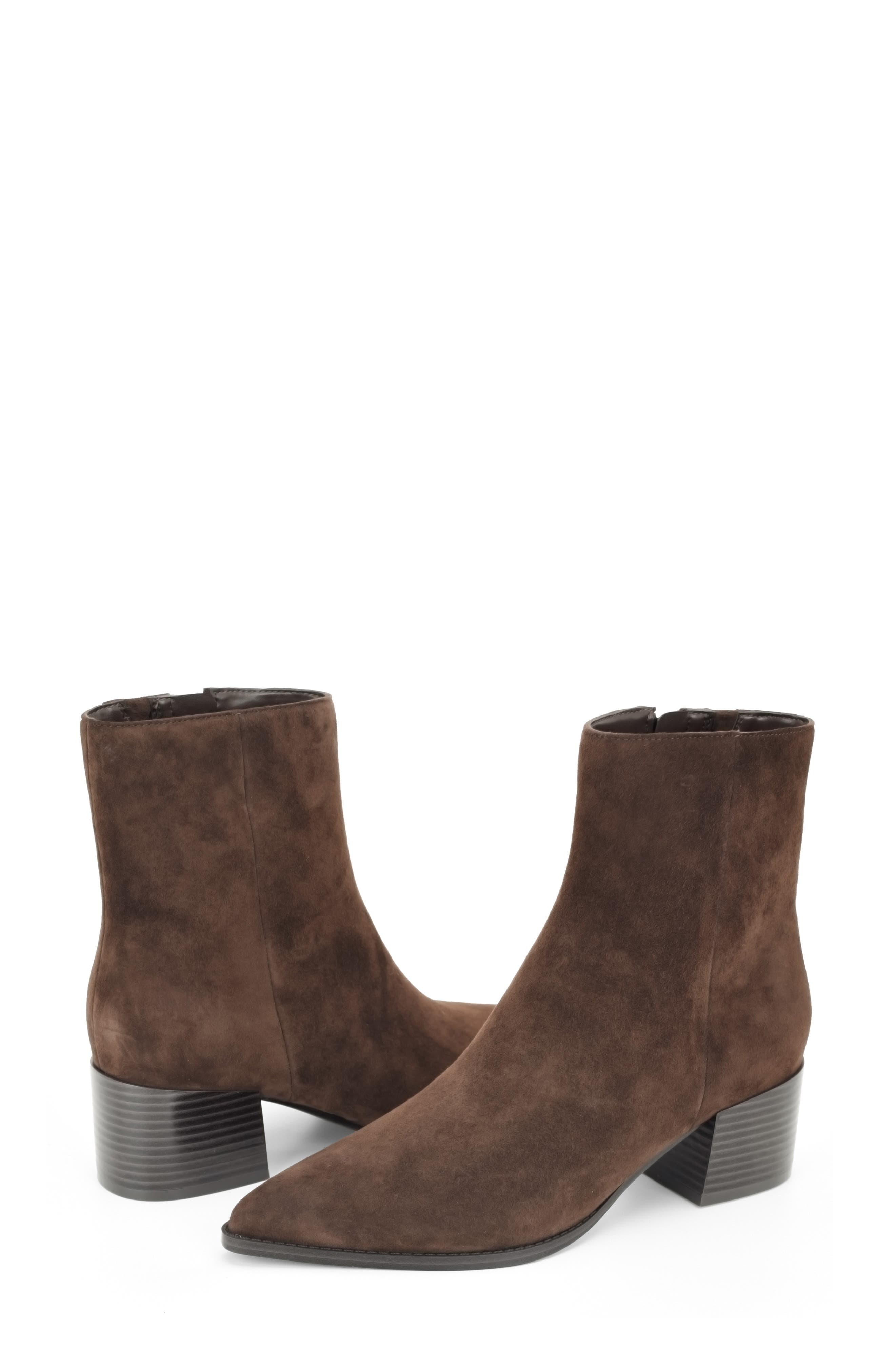 Becky Leather Bootie, Alternate, color, DBR01