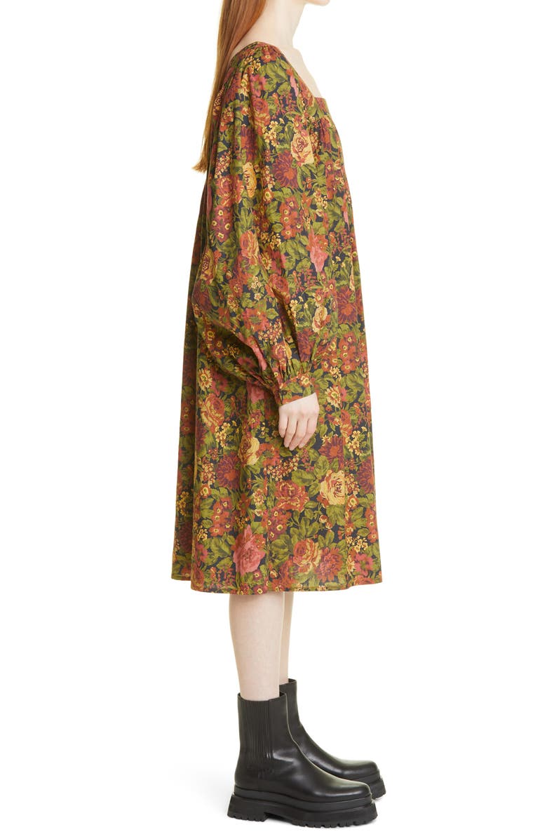 Batsheva x Laura Ashley Beaumaris Floral Long Sleeve Dress, Alternate, color, 