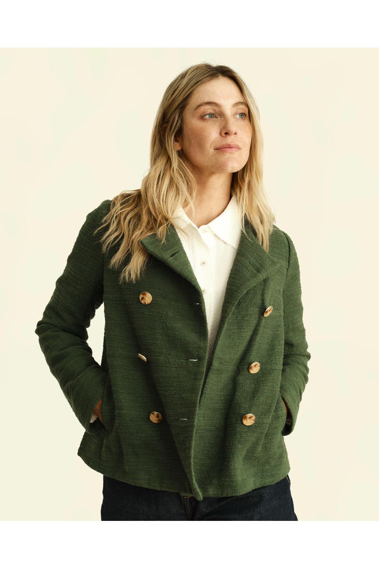 Greyson Bouclé Jacket, Alternate, color, Spruce