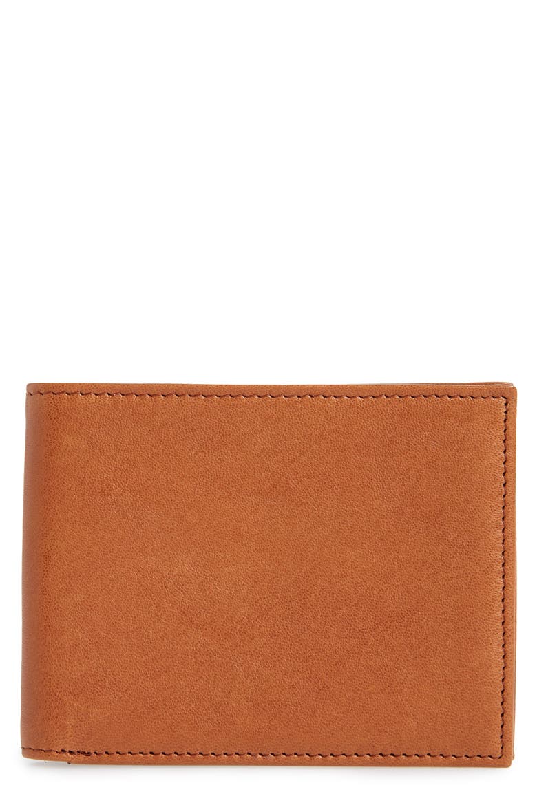 James Leather Wallet, Main, color, TAN