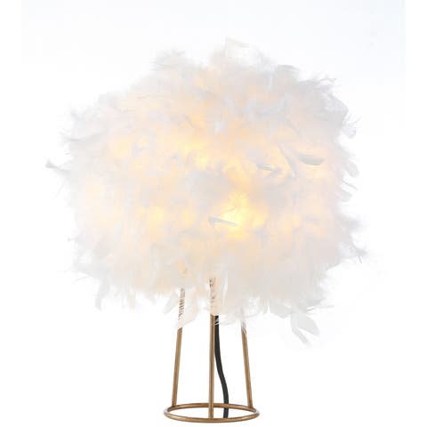 Stork Feather Metal LED Table Lamp