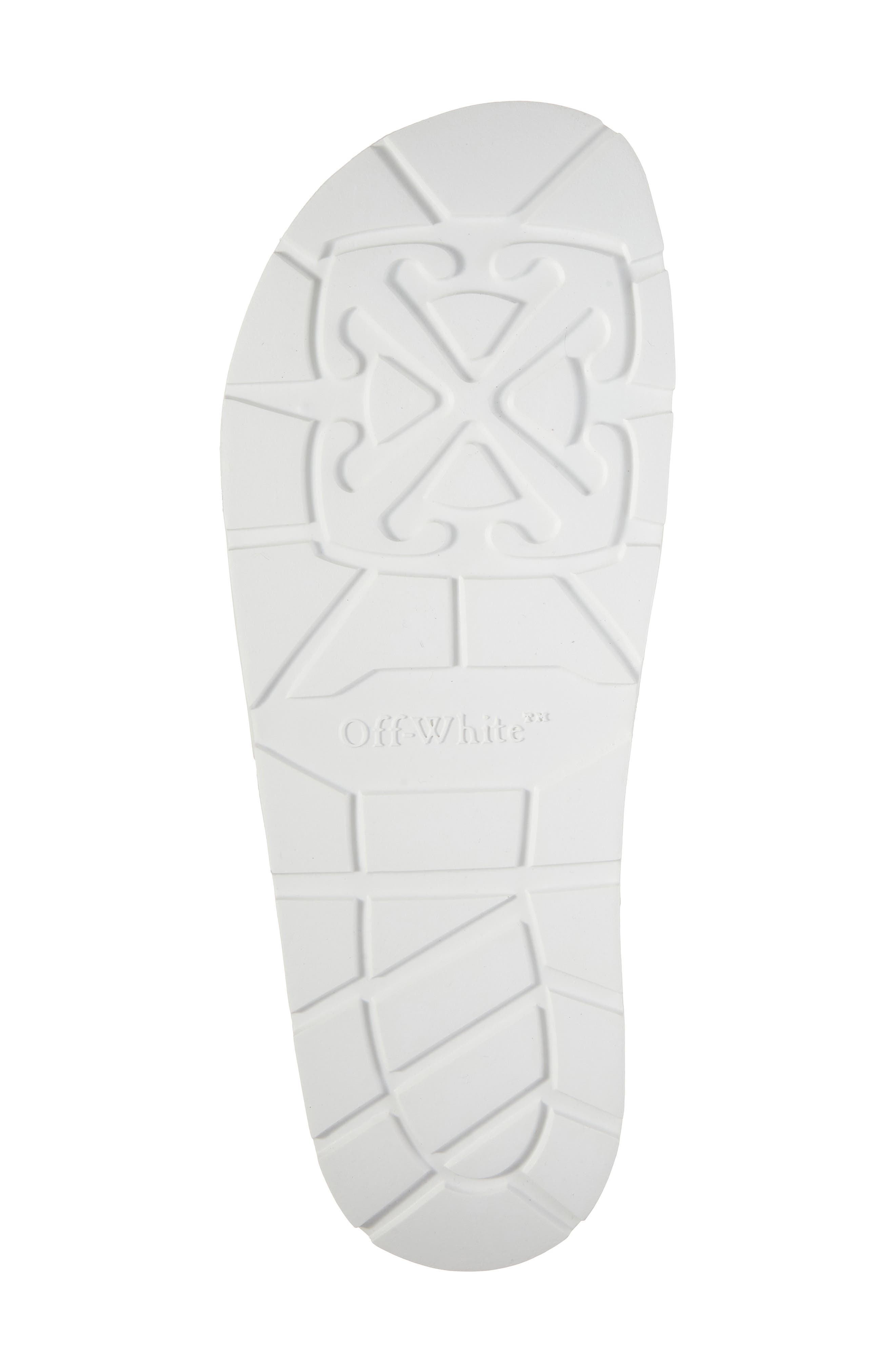 Off-White This That Slide Sandal, Alternate, color, White - Black