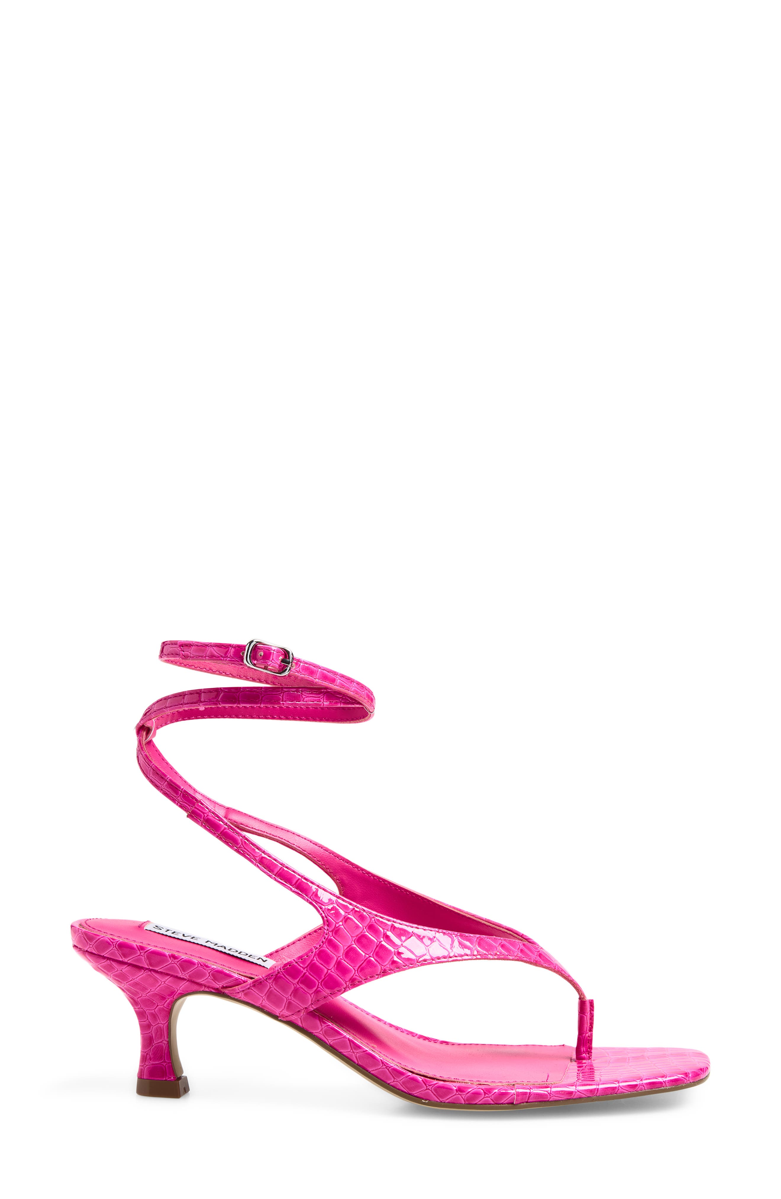 Rayger Ankle Strap Heel Sandal, Alternate, color, HOT PINK