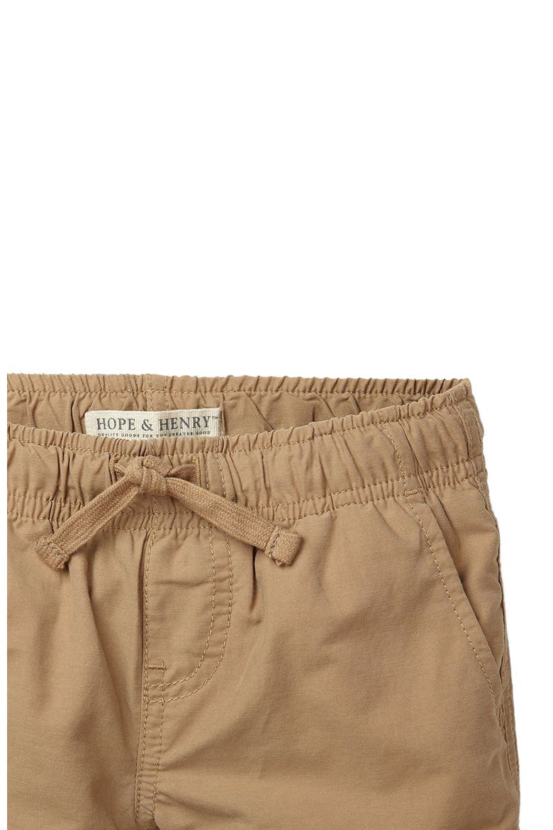 Baby Boys' Lined Pull-On Cargo Pants, Infant, Alternate, color, Medium Brown