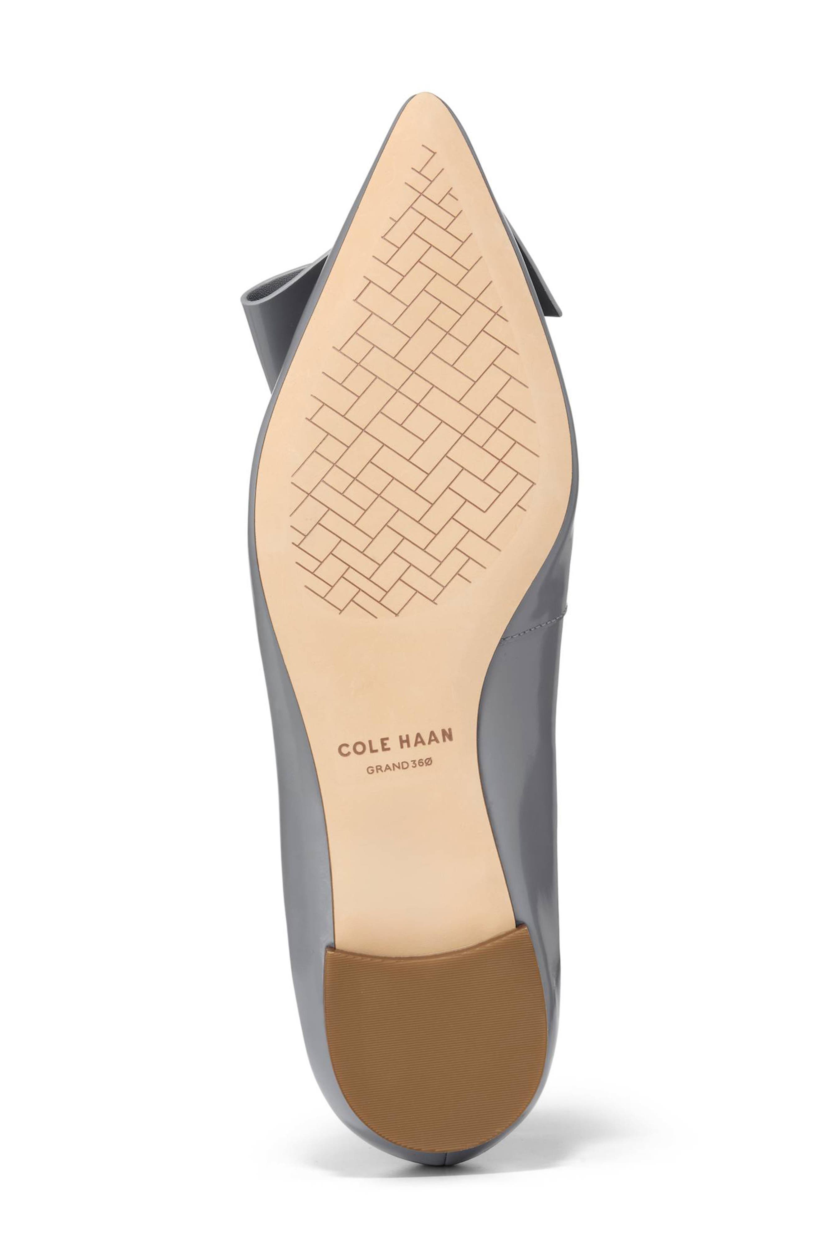 Cole Haan Felicia Bow Ballet Flat, Alternate, color, Frost Gray Box Leather